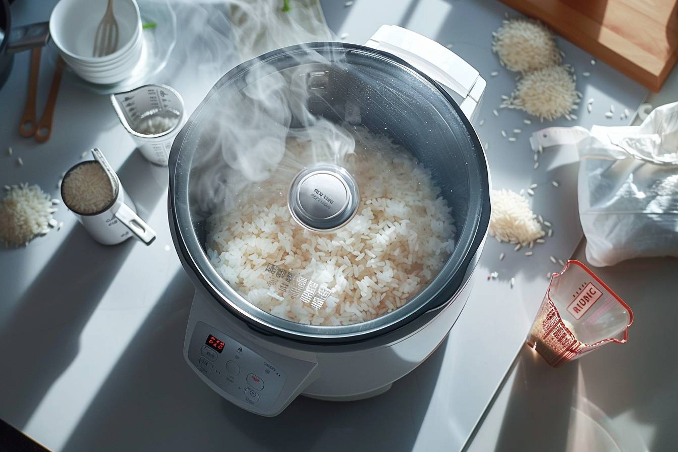 Combien de temps faut-il pour cuire le riz avec un cuiseur de riz?