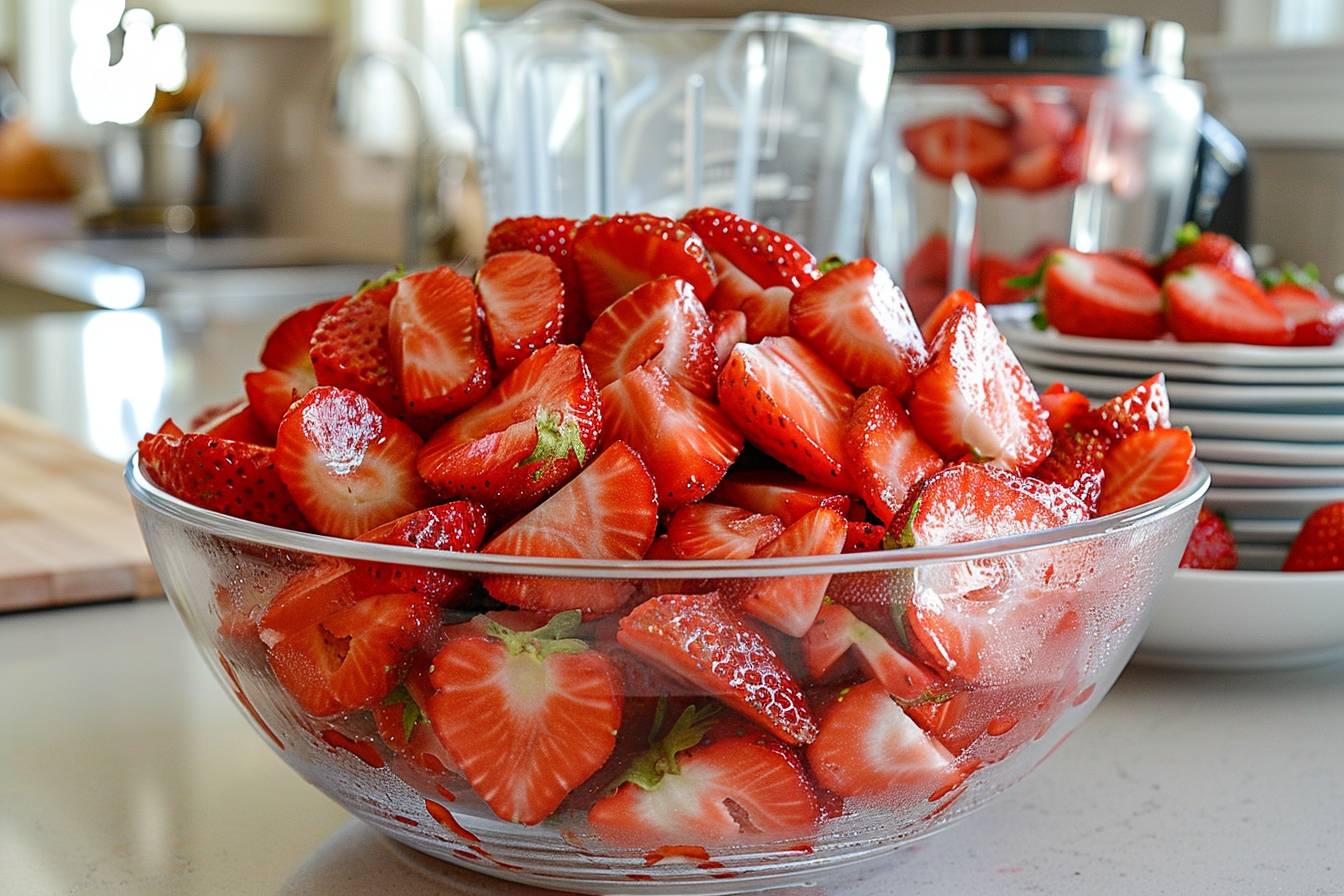Conservation optimale des fraises pour un coulis toujours frais