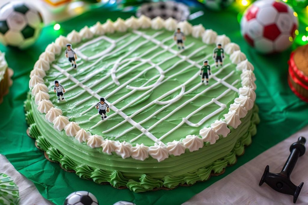 Gâteau foot facile : marquez des points à votre table !
