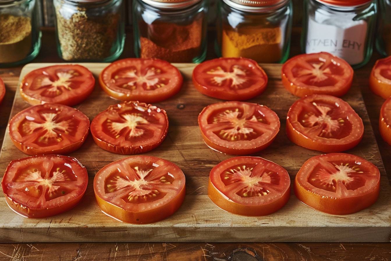 Conservation et utilisation des tomates séchées