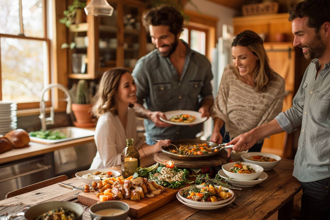 Créer une atmosphère chaleureuse autour du repas familial