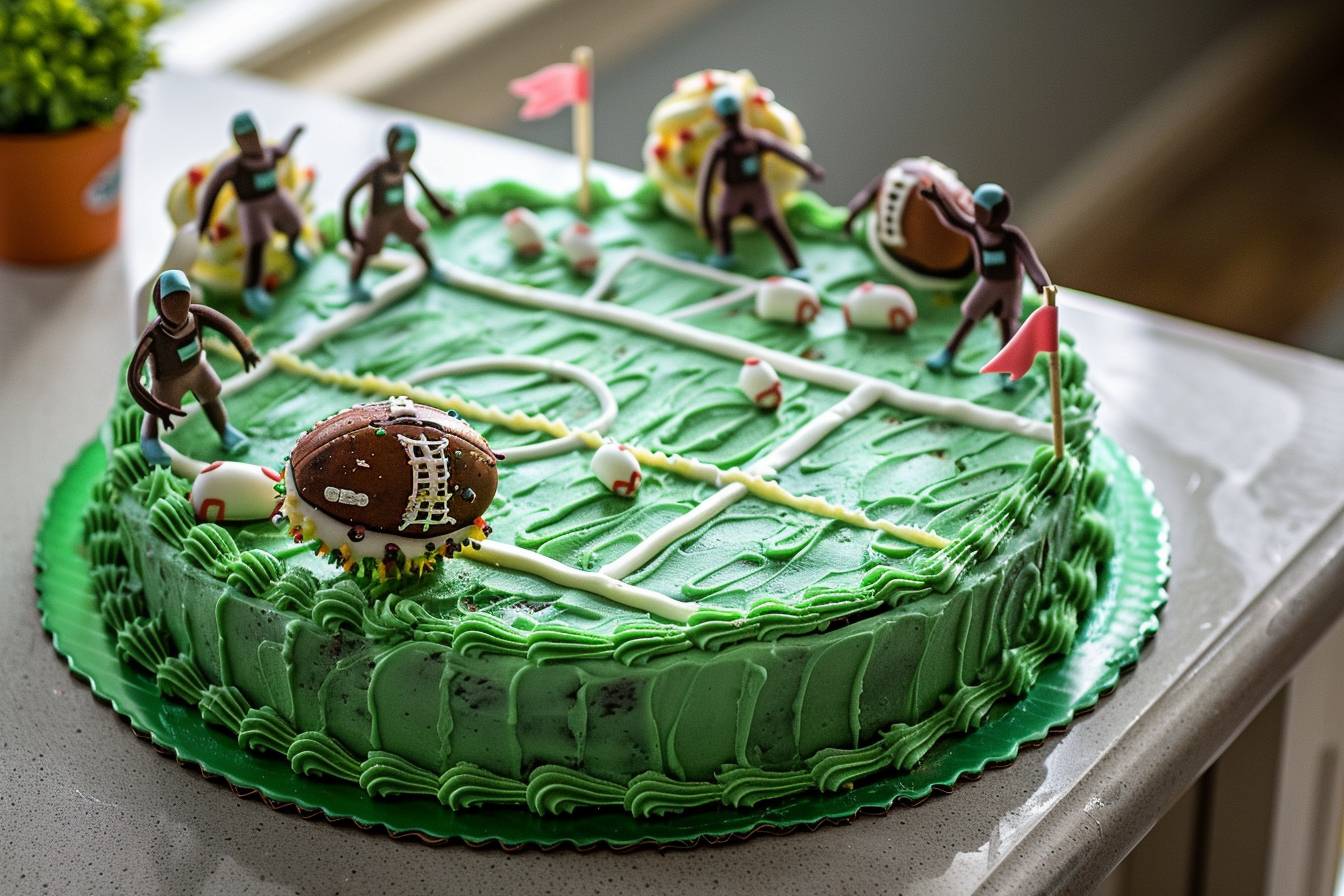  Décoration créative pour votre gâteau football 