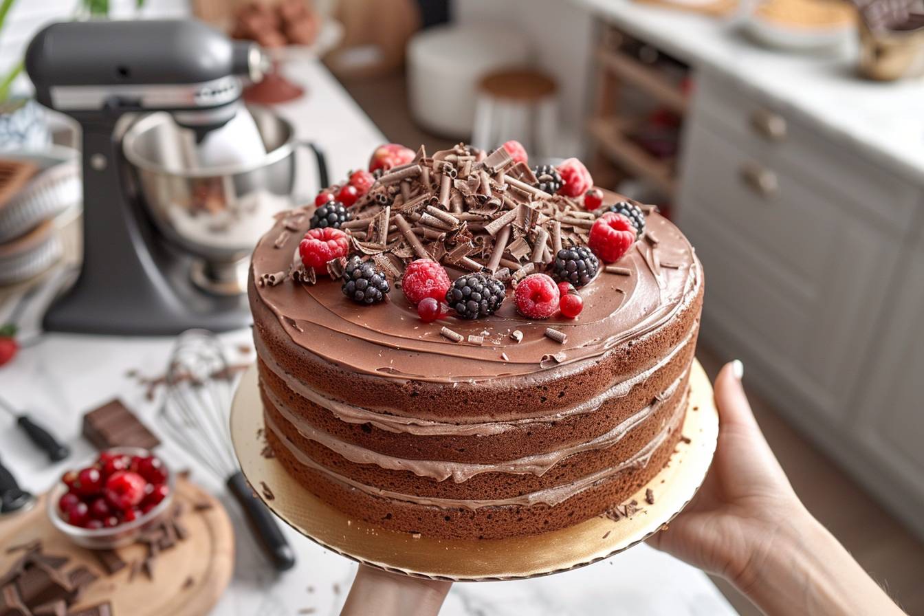 Décoration et présentation : apportez une touche personnelle à votre génoise au chocolat