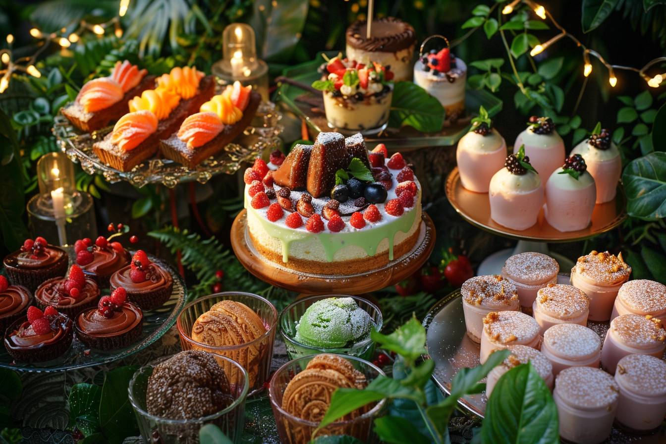 Desserts délicieux pour clôturer en beauté